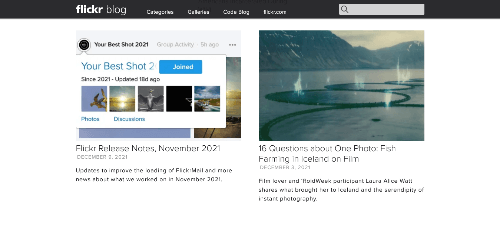 Flickr Blog
