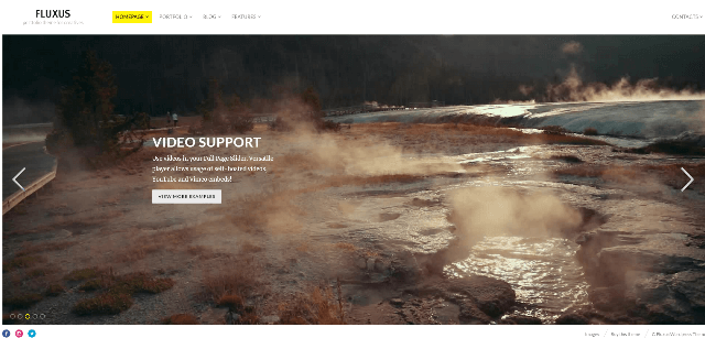 Fluxus: A Stock Images Site Template