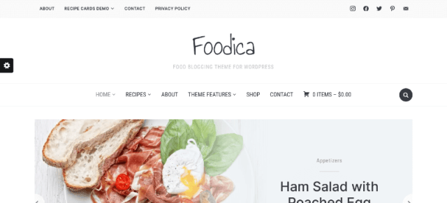 Foodica a seafood wordpress theme