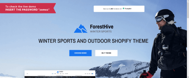 ForestHive WordPress theme