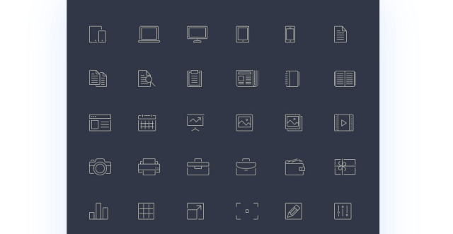 Line Icons by Elegant Themes