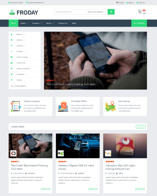 Froday By KlbTheme