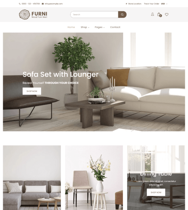 Furni a coastal home decor WP theme