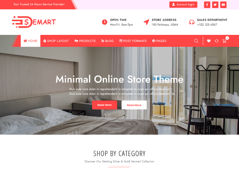 eMart: A Stylish Furniture Website Template