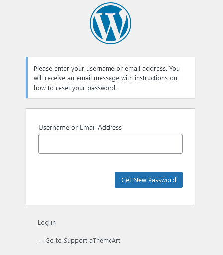Get New Password