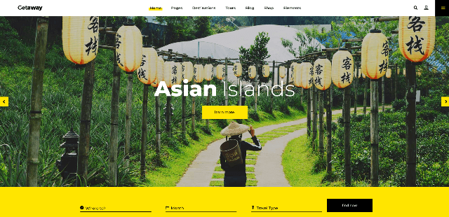 Getaway: A Creative Adventure Tour WP Theme