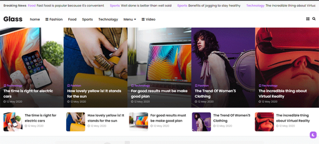 Glass - Responsive News and Magazine Theme