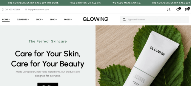 Glowing By designthemes