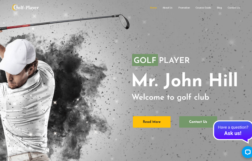 Golf-Player: A Stunning Game Portal WordPress Template