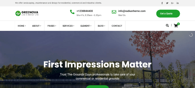 Greenova: A Minimal Garden Care Template