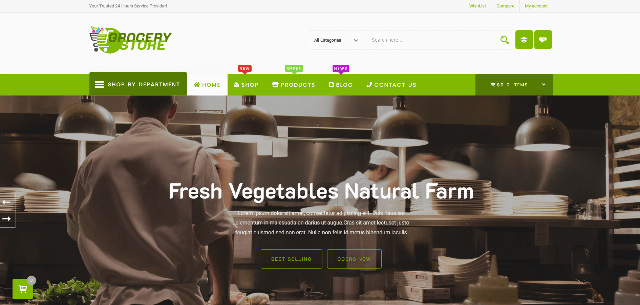 Grocery-Store: A Multipurpose Catering Services Website Template