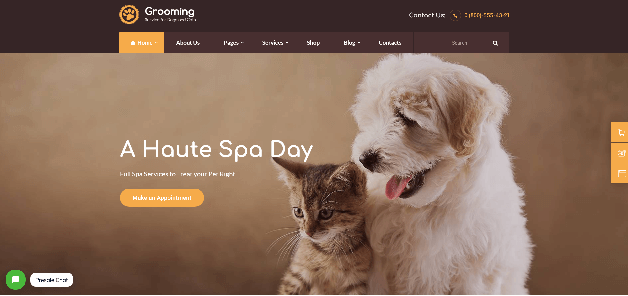 Grooming: A Sleek Web Design Template