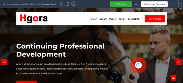 Hgoro: An Efficient Horse Riding Template