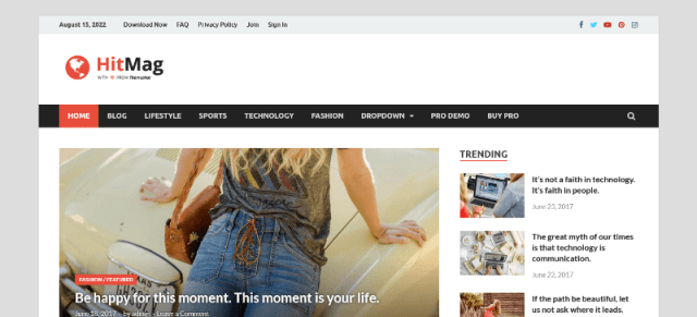 Hitmag a gadget review wordpress theme 