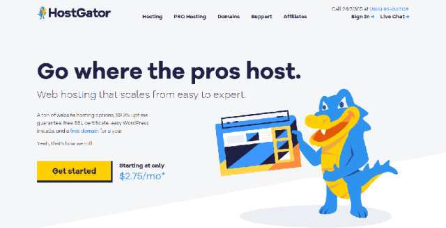 HostGator - fastest WooCommerce hosting