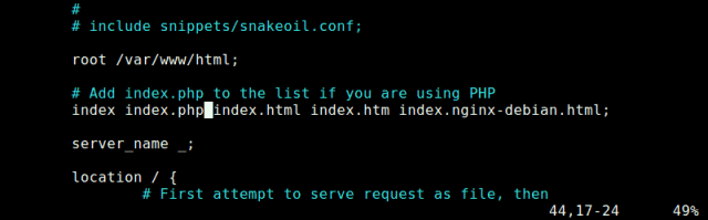 index file