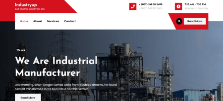 oil and gas wordpress theme