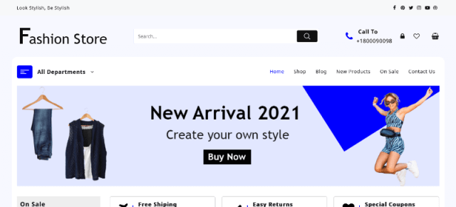 Jot-Shop: a High-quality Website Template
