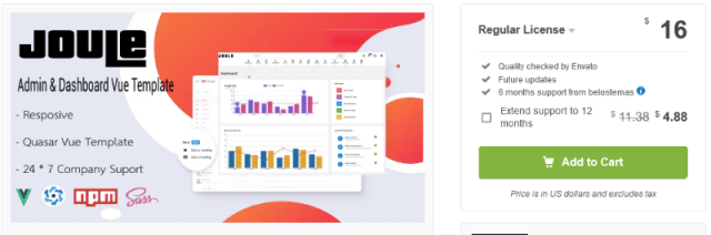 Joule vue component library