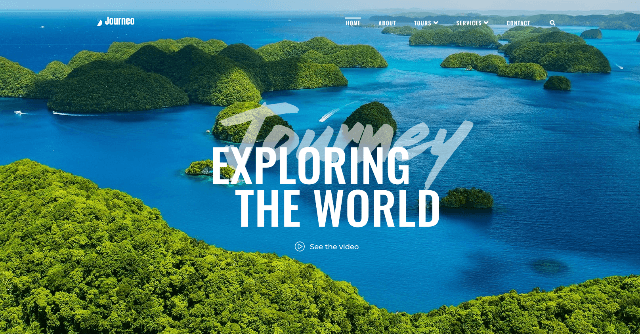 Journeo: A Functional Tour Operator Website Template