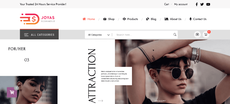 Joyas Shop: Sophisticated and Elegant Website Template