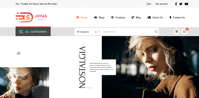 Shoperific: Free Online Store WooCommerce Template