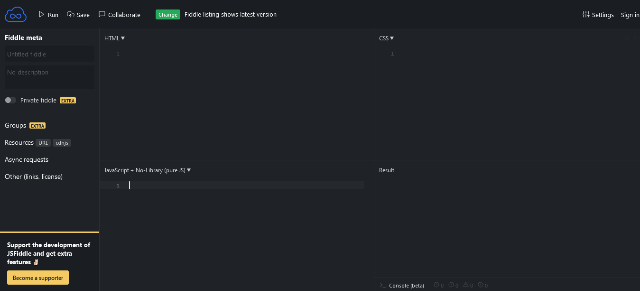 JSFiddle