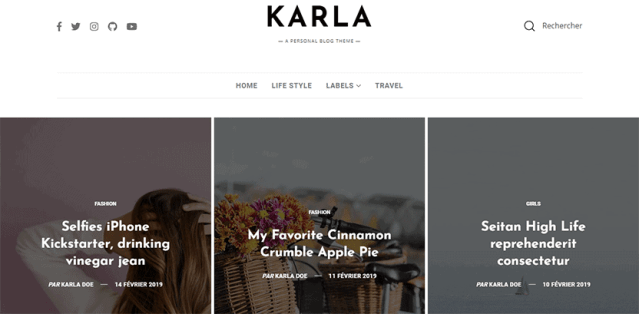 Karla - Blogger Template for Affiliate Marketing