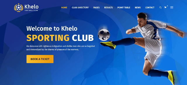 Khelo a Premium Sports Template
