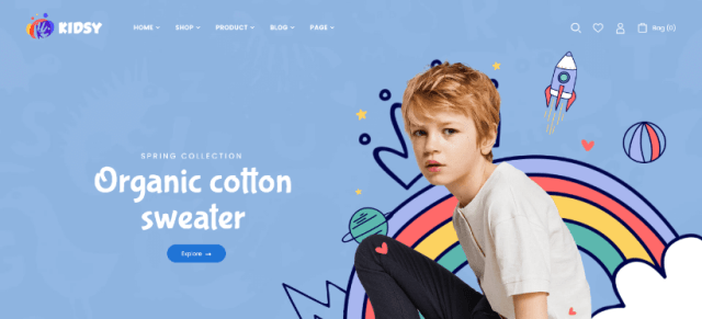Kidsy a Kids Store website theme