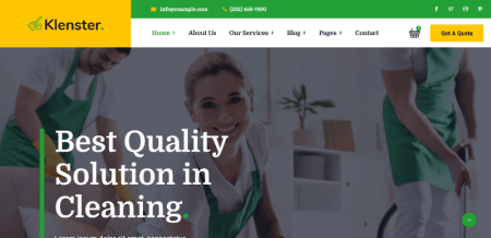 carpet cleaning wordpress theme