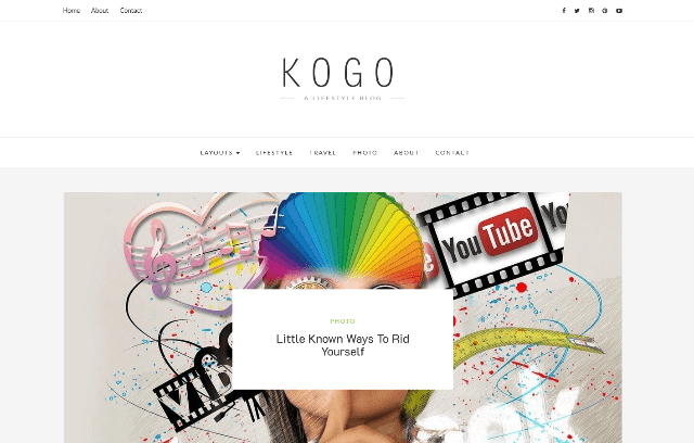 KOGO: A Stylish Free Blogging Theme