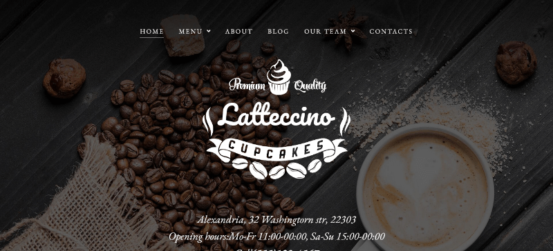 Latteccino: Tea Shop WordPress Theme