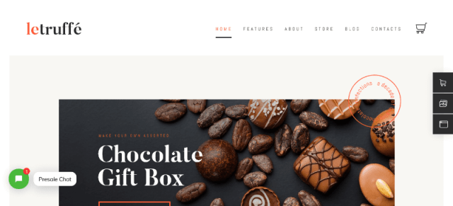 le-truffe Candy Shop Theme 
