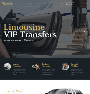 limousine website template