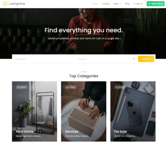 classified website theme