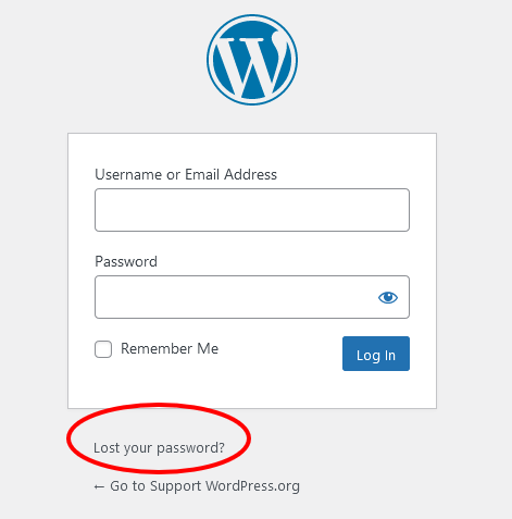 Lost your password