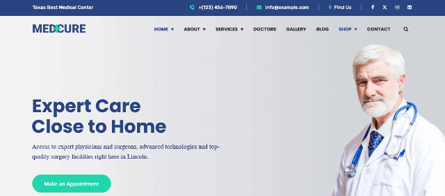 Medcure: A Funational Medical Listing Application