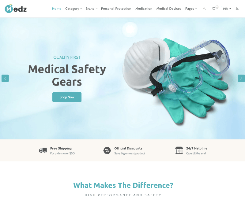 Medz: a Clean Pharmacy Shopify Theme