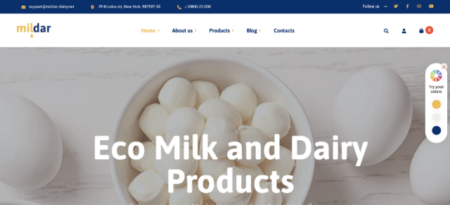 Mildar a Organic Farming WordPress Theme