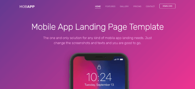 MobApp By Colorlib