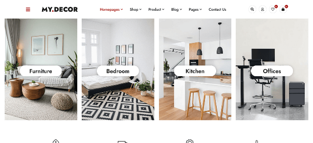 MyDecor: A Timeless Elementor-Powered Online Store Template
