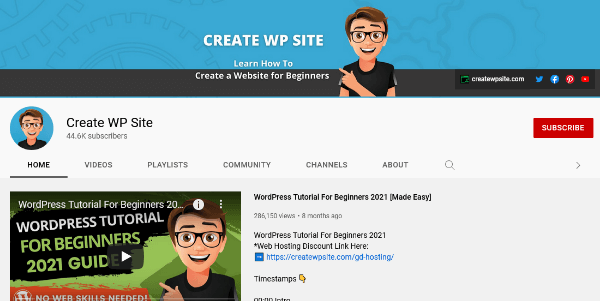 Create WP Site
