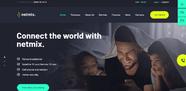 Netmix tv wordpress theme