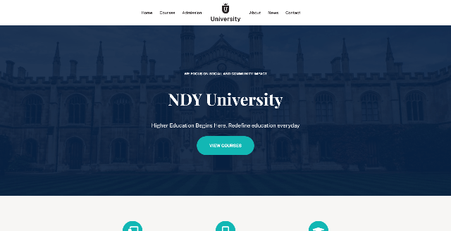 Neve: A Free WordPress Template for Education