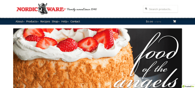 Nordic Ware a ecommerce website examples