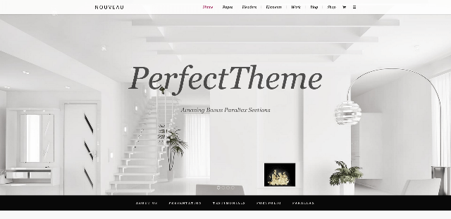 Nouveau: An Expandable Website Theme for Beginners
