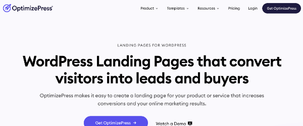 OptimizePress: A Lead Capture Template Builder