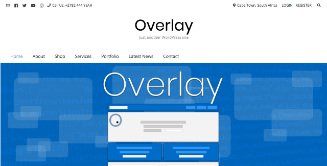 Overlay: A Funational Three Column WordPress Theme