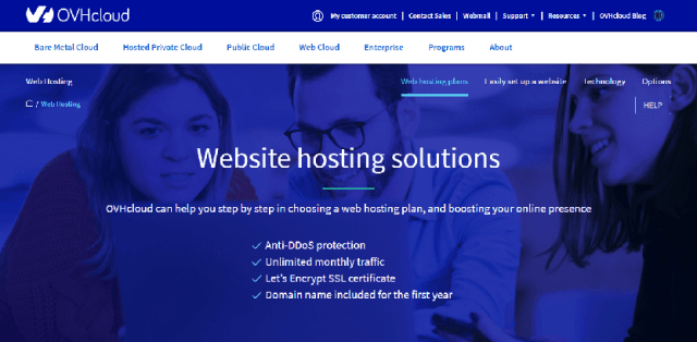 OVHcloud - fastest WooCommerce hosting